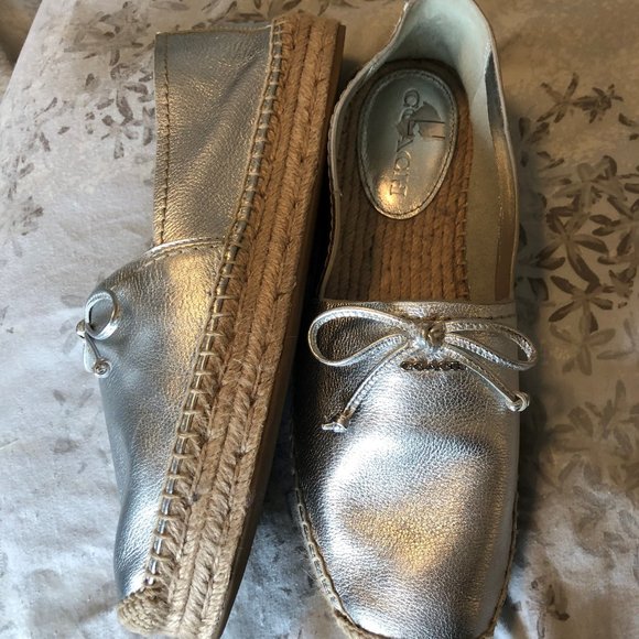 Coach Madison Gunmetal Espadrille - Picture 3 of 4